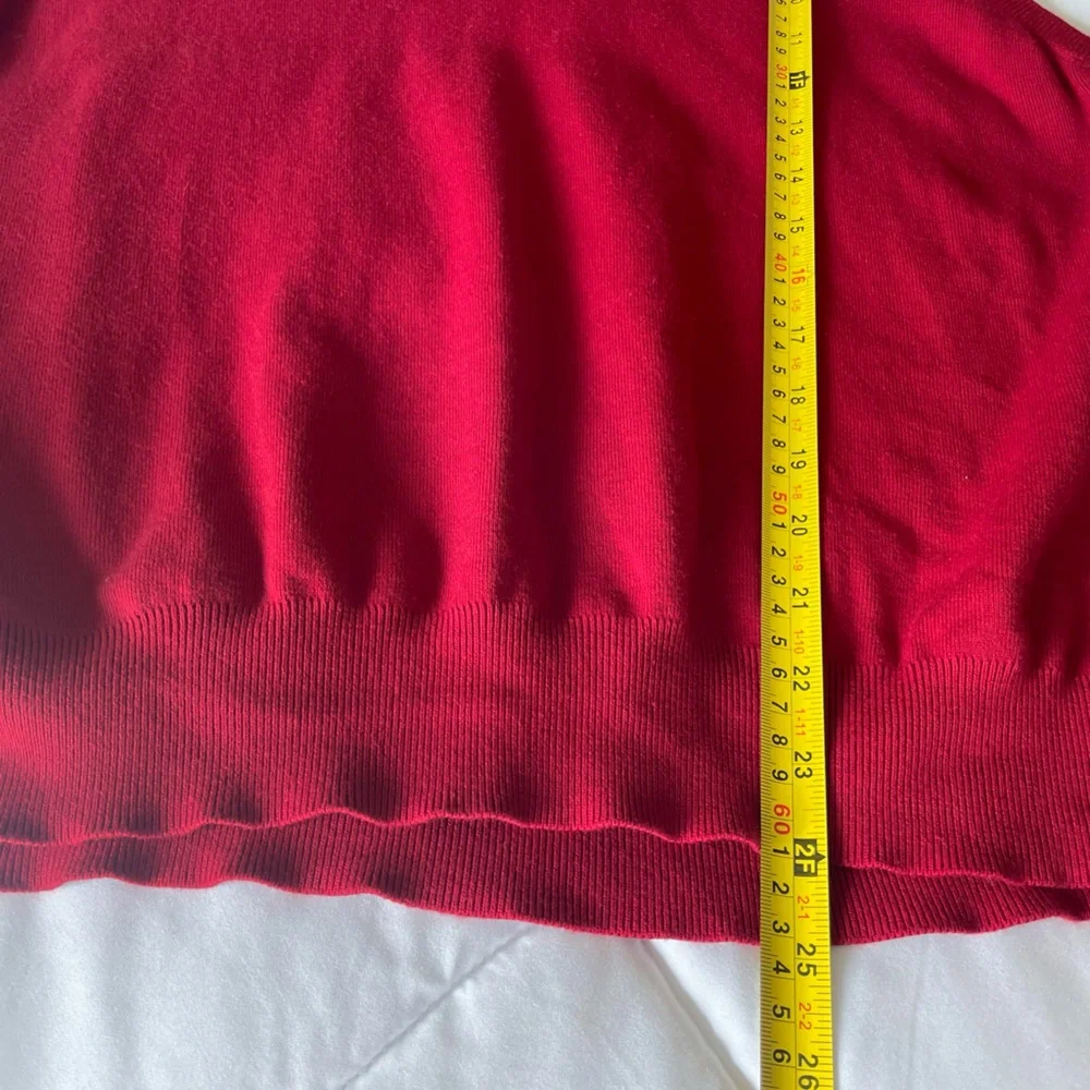 Polo Ralph Lauren Red Sweater Vest 100% Pima Cotton